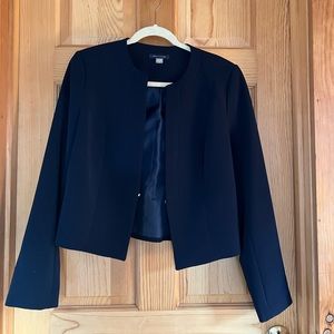 Tommy Hilfiger navy cutaway blazer, size 10